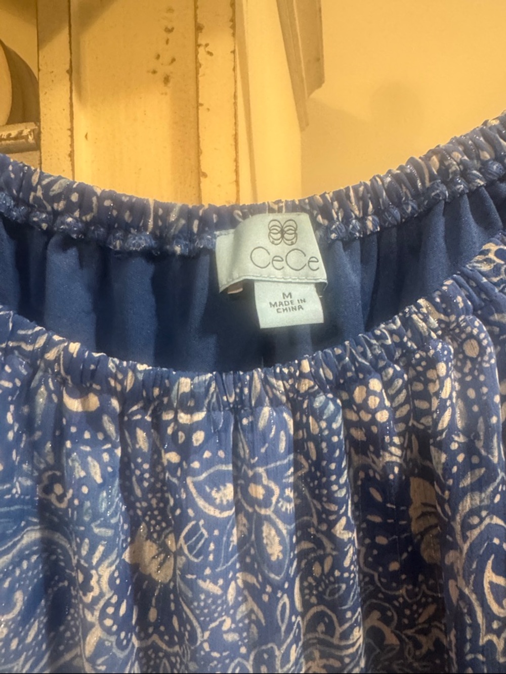 CeCe Floral Paisley Top - Picture 3 of 8